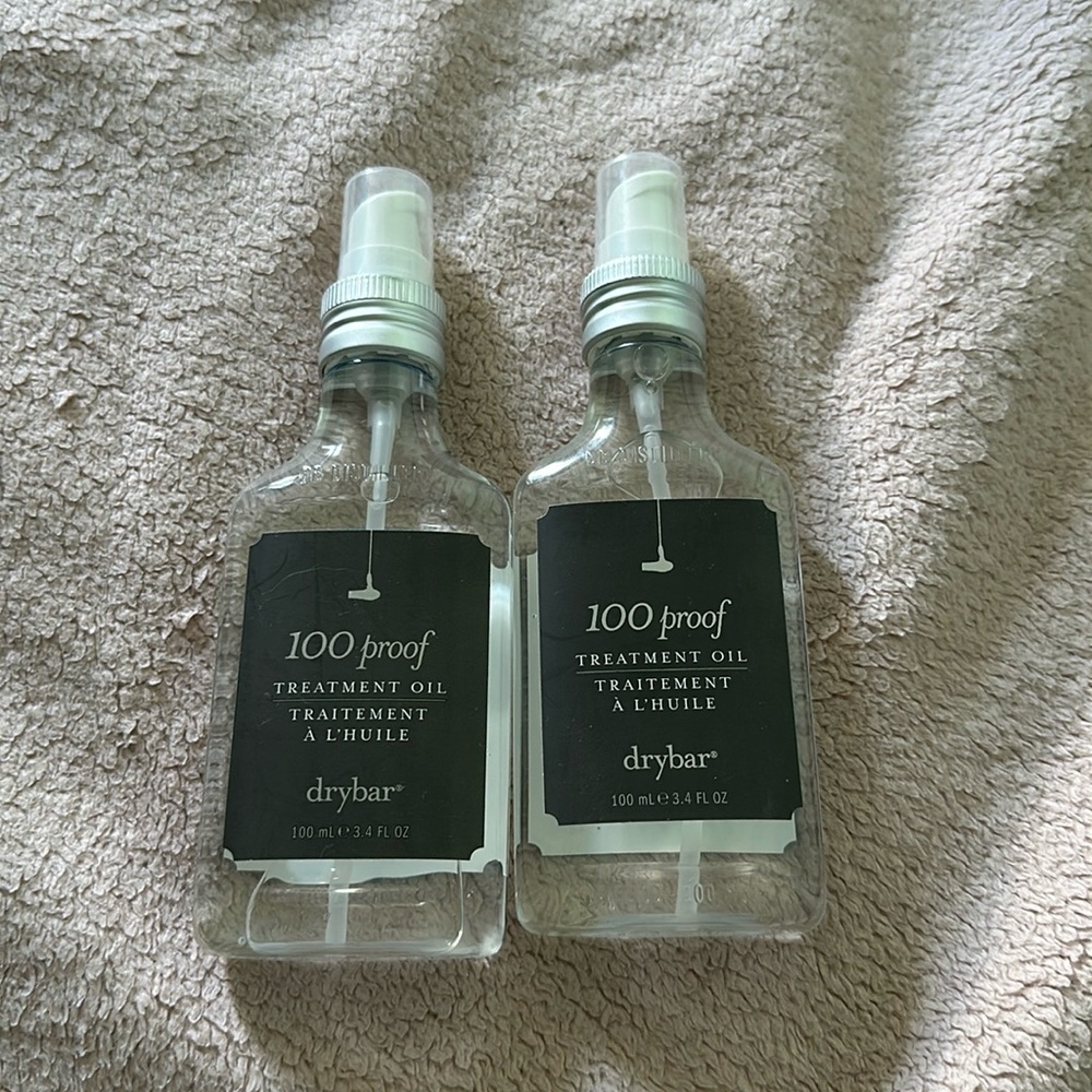 (2) DRYBAR 100 proof treatment oil 100mL